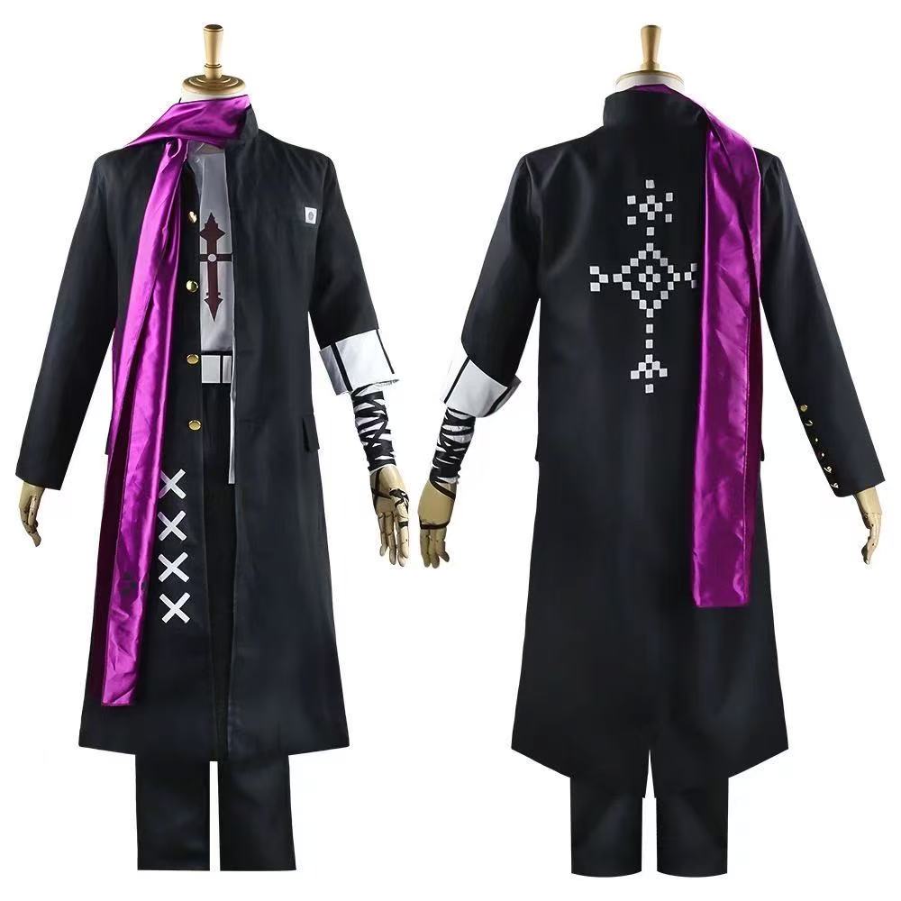 Trench Coat Men - アニメダンガンロンパさよなら絶望ガンダムタナカコスプレ衣装男性女性ジャケットコートサールフ制服セットハロウィンカーニバルスーツ