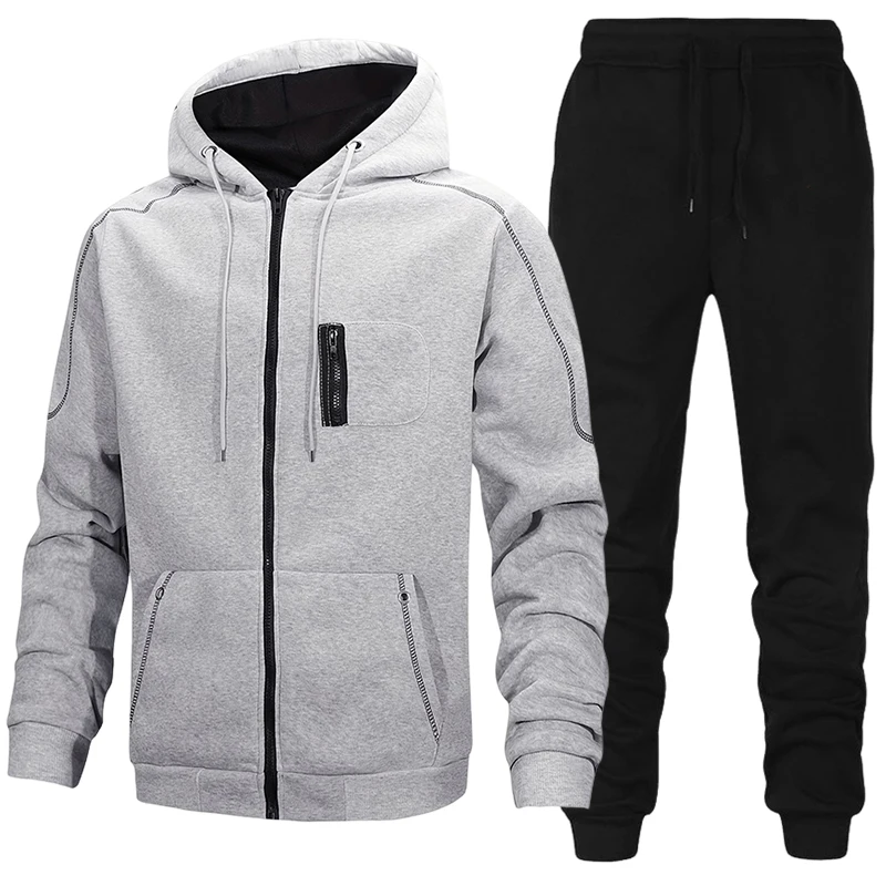 Men'S Fashion Clothing - メンズファッション トラックスーツ カジュアル フーディー スウェットシャツ コート
