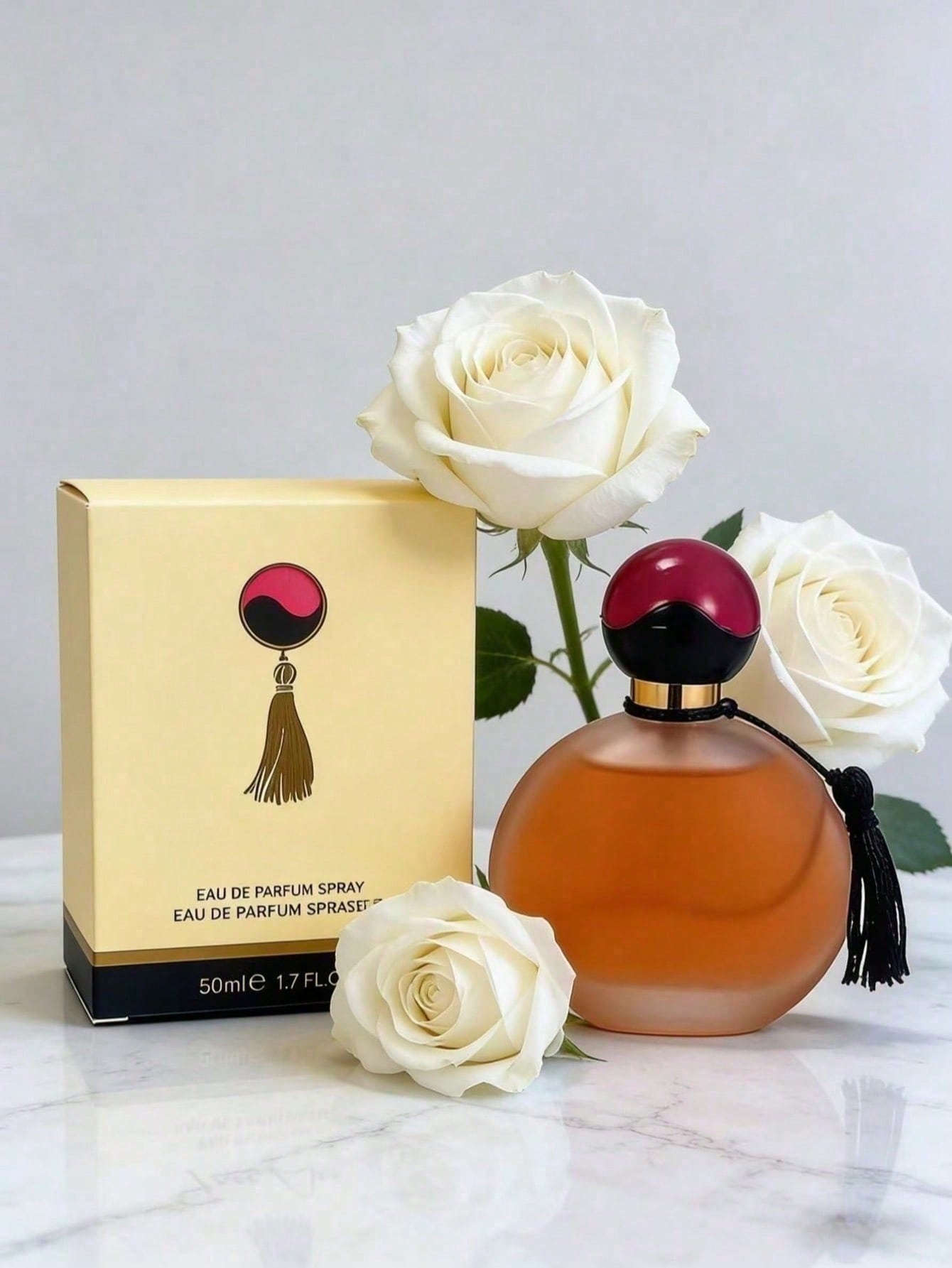 Men'S Fashion Perfume - ヴィンテージタッセルラウンドキャップユニセックスオードパルファム、長時間持続するウッディオリエンタルフレグランス、ラグジュアリーギフト香水（男女兼用）