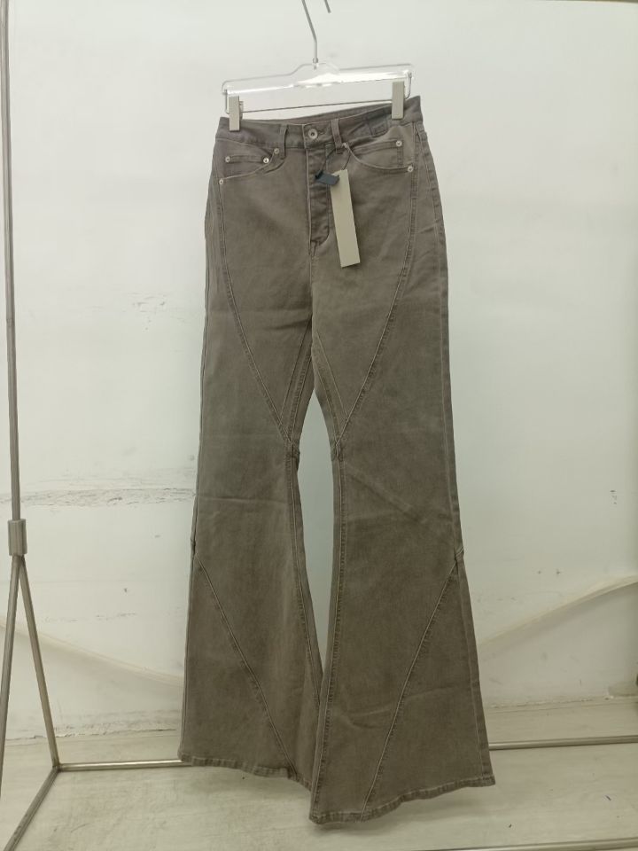 Skinny Jeans Ripped - 真新しいリックサンドジッパーポケットフィット弾性スリムフィットパンツジーンズコットンデニムパンツコンフォートカジュアルジーンズサイズ SML XL # A4
