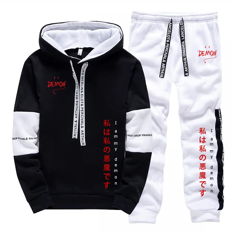 Men'S Fashion Outfits 2026 - 2026新作 パーカーとスウェットパンツの2点セット メンズ/レディース デイリーカジュアル スポーツ フード付きアウトフィット