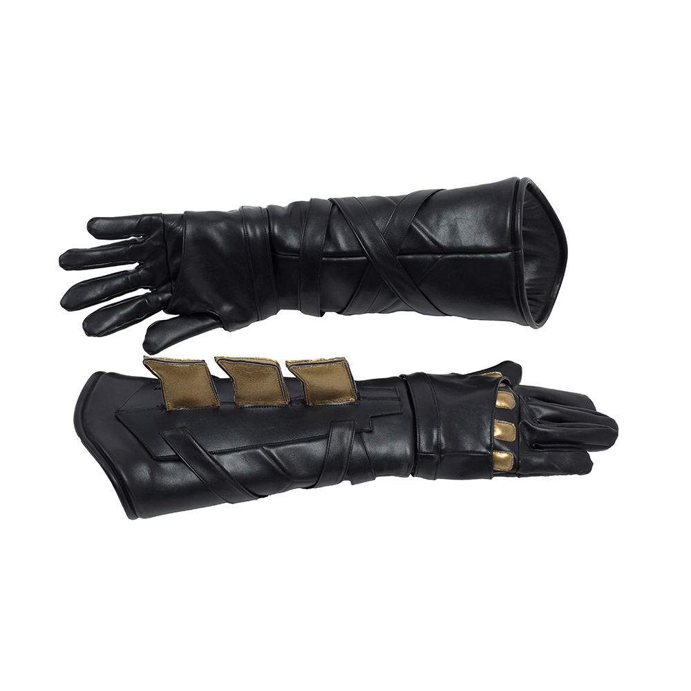 Men'S Fashion Gloves - 新しいバットマンコスプレ衣装アクセサリー Bruceng Wayneng 手袋用ゲームパーティーハロウィンカスタムメイド