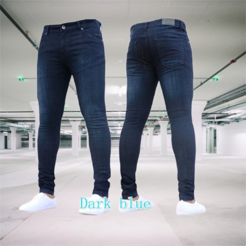 メンズ ジーンズ ストレッチ スリム フィット パンツ スト - Skinny Jeans Ripped のレビューと価格