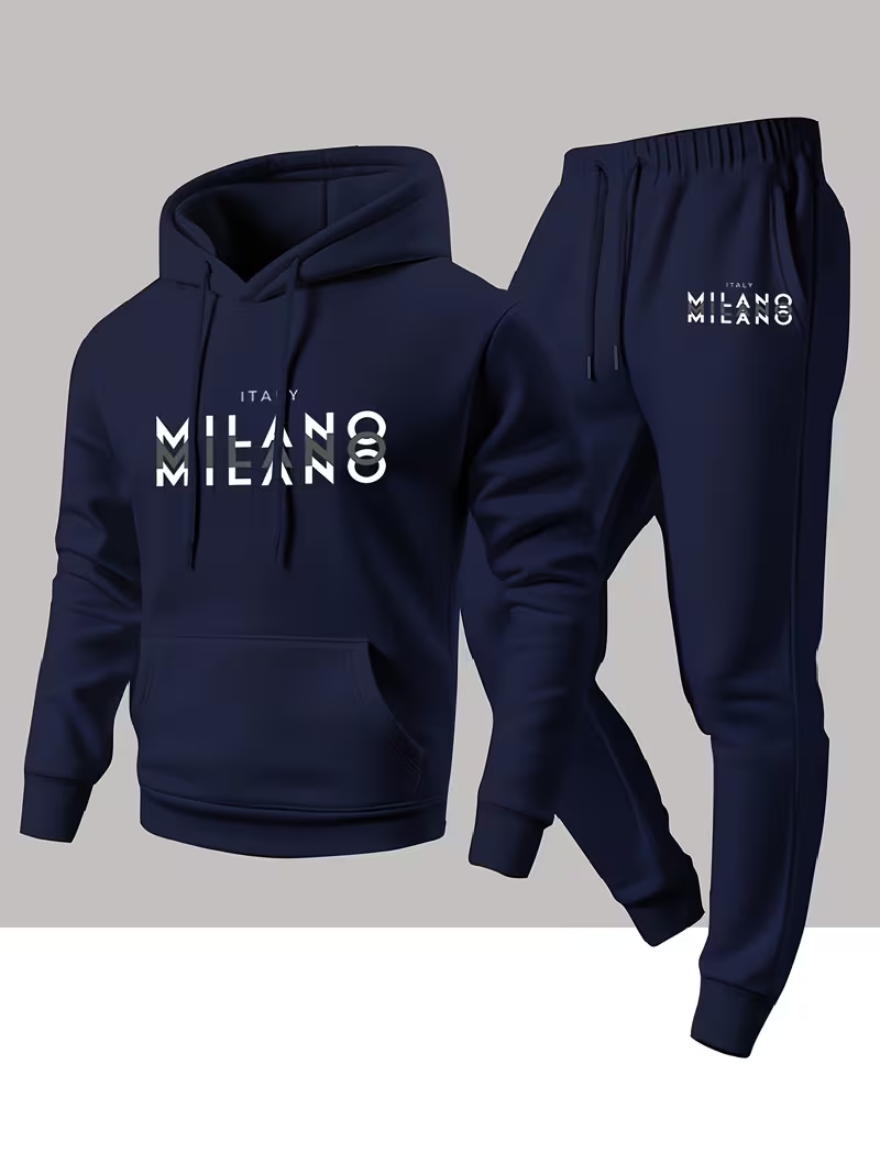 メンズ売れ筋ファッションレタープリントセットアップ ツーピー - Men'S Fashion Clothing のレビューと価格
