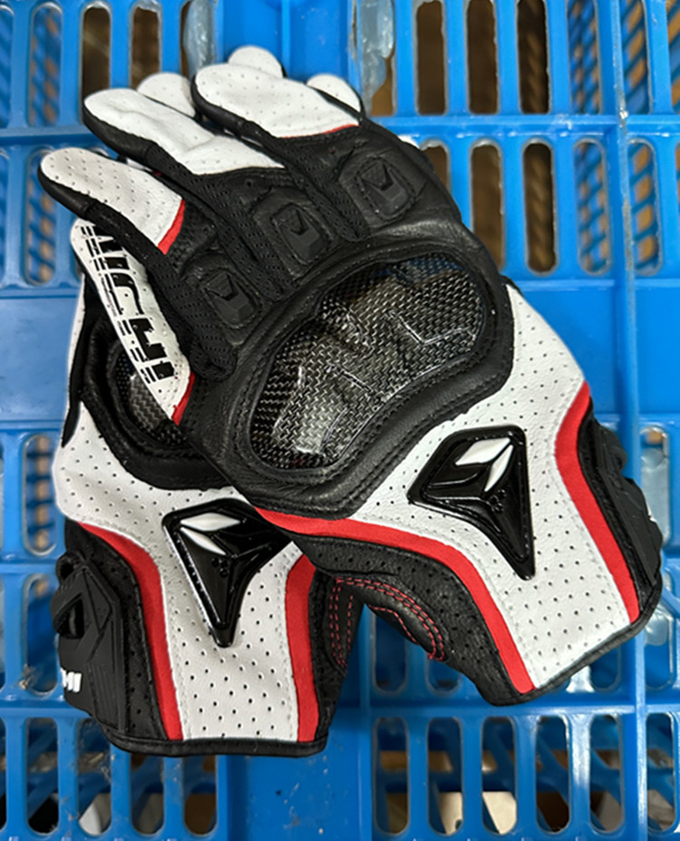 オートバイの手袋本革メンズモトクロスレーシンググローブ RS - Men'S Fashion Gloves のレビューと価格