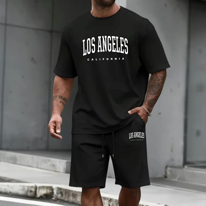メンズトラックスーツ半袖トップスと膝丈ショーツ2026夏デイ - Men'S Fashion Outfits 2026 のレビューと価格