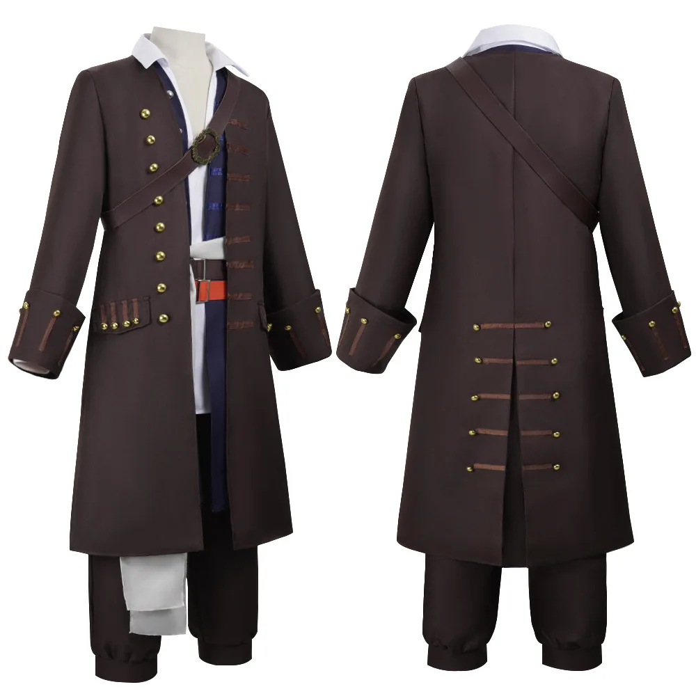 キャプテン・ジャック・スパロウコスプレ衣装男性海賊制服コート - Trench Coat Men のレビューと価格