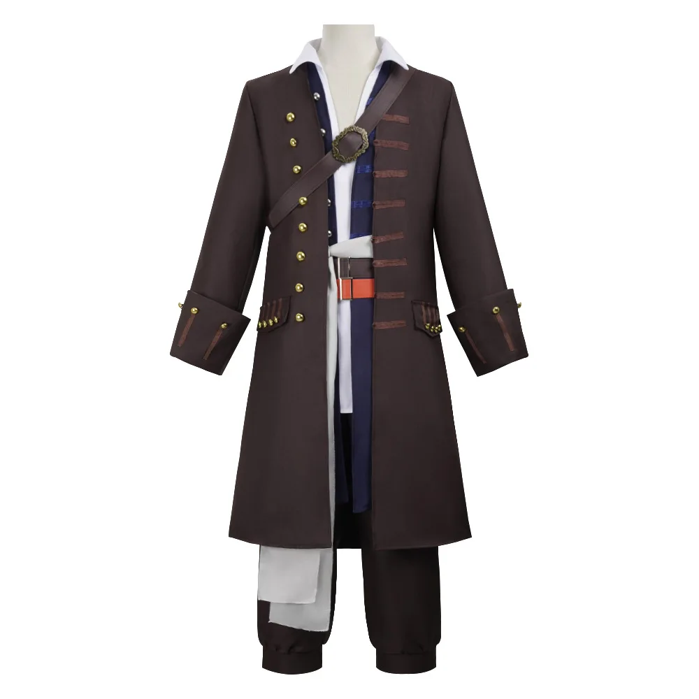 キャプテン・ジャック・スパロウコスプレ衣装男性海賊制服コート - Trench Coat Men のレビューと価格