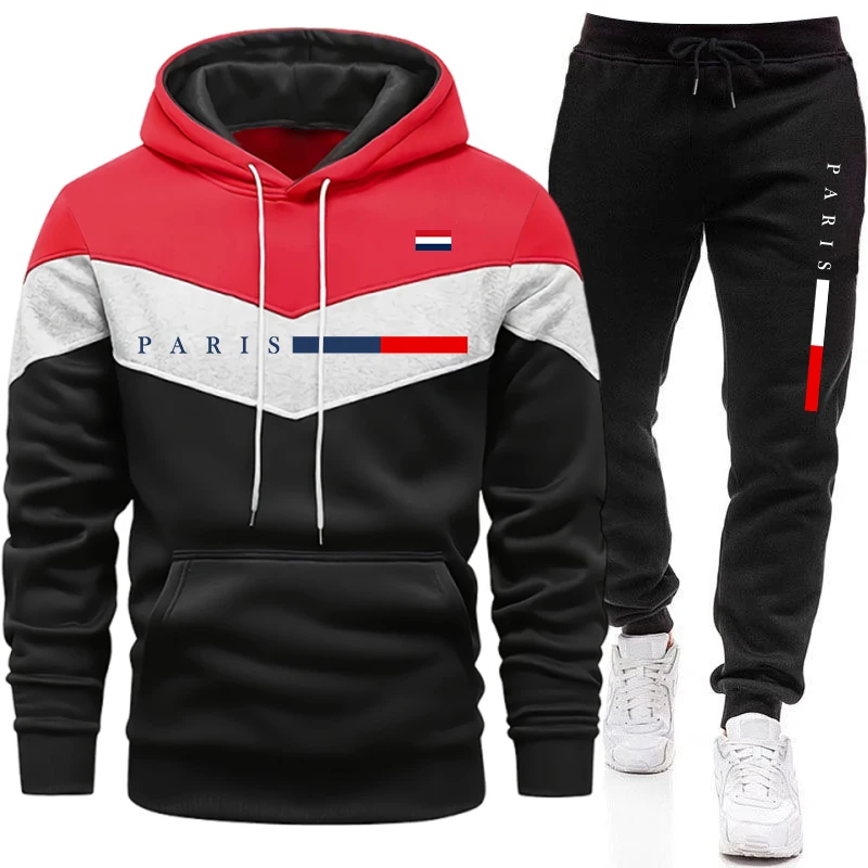 都会的なカジュアルファッション、パリプリントのプルオーバーフ - Men'S Fashion Outfits 2026 のレビューと価格