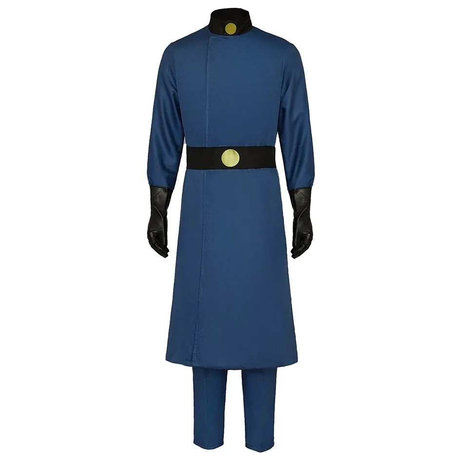 ドクター・ドラッケンコスプレ衣装成人男性ブルートレンチコート - Trench Coat Men のレビューと価格