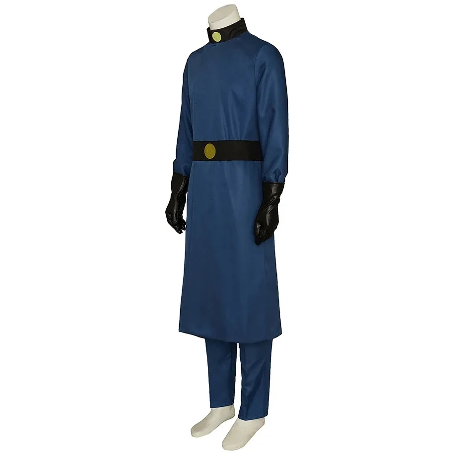 ドクター・ドラッケンコスプレ衣装成人男性ブルートレンチコート - Trench Coat Men のレビューと価格
