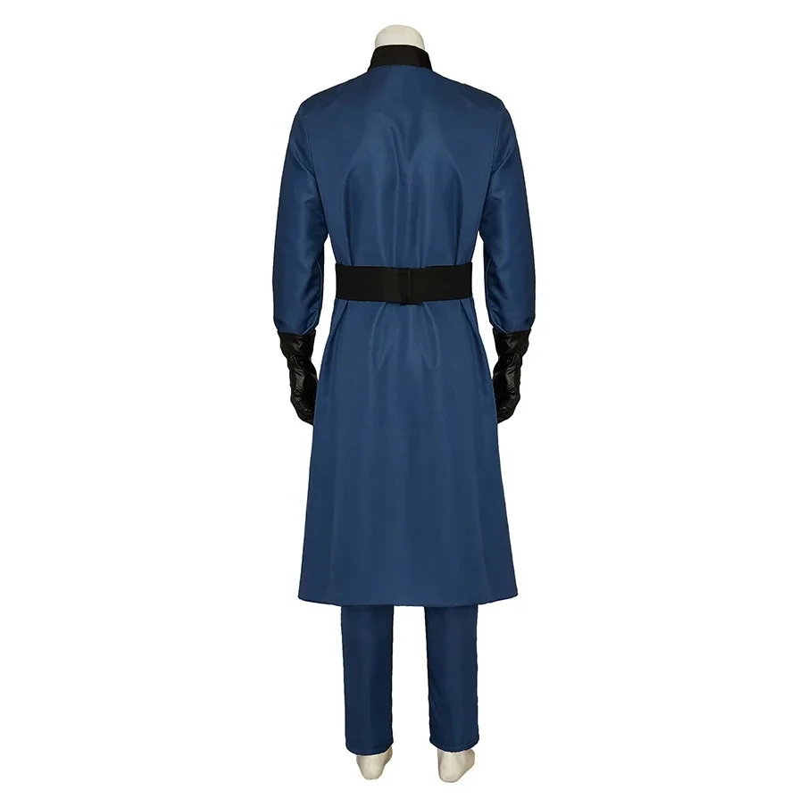 ドクター・ドラッケンコスプレ衣装成人男性ブルートレンチコート - Trench Coat Men のレビューと価格