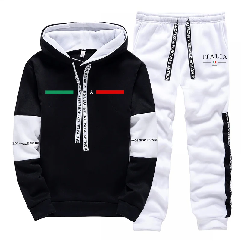ファッションメンズトラックスーツプリントカジュアルスウェット - Men'S Fashion Clothing のレビューと価格