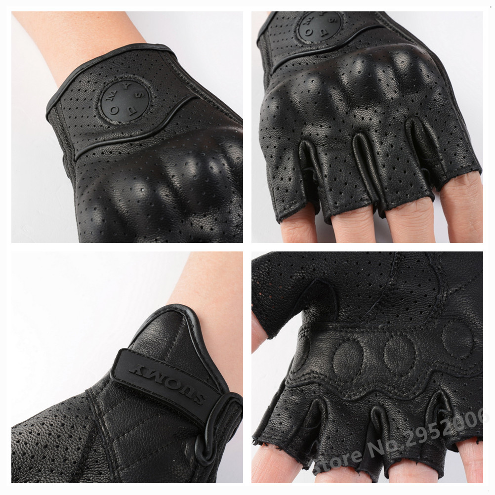 男性と女性のためのハーフフィンガーモーターサイクルグローブ, - Men'S Fashion Gloves のレビューと価格