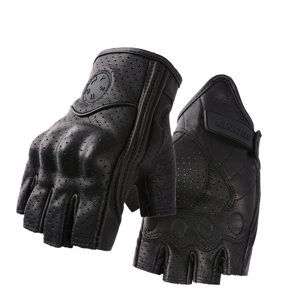 男性と女性のためのハーフフィンガーモーターサイクルグローブ, - Men'S Fashion Gloves のレビューと価格