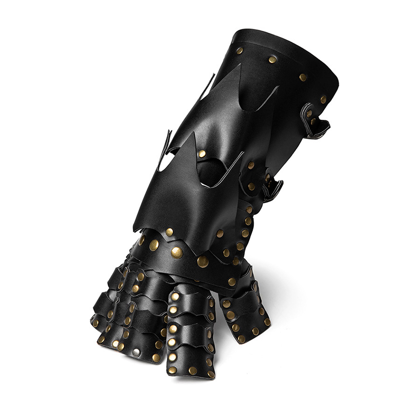 レトロなハロウィーンのコスプレ,ポリウレタン革の戦士のための - Men'S Fashion Gloves のレビューと価格