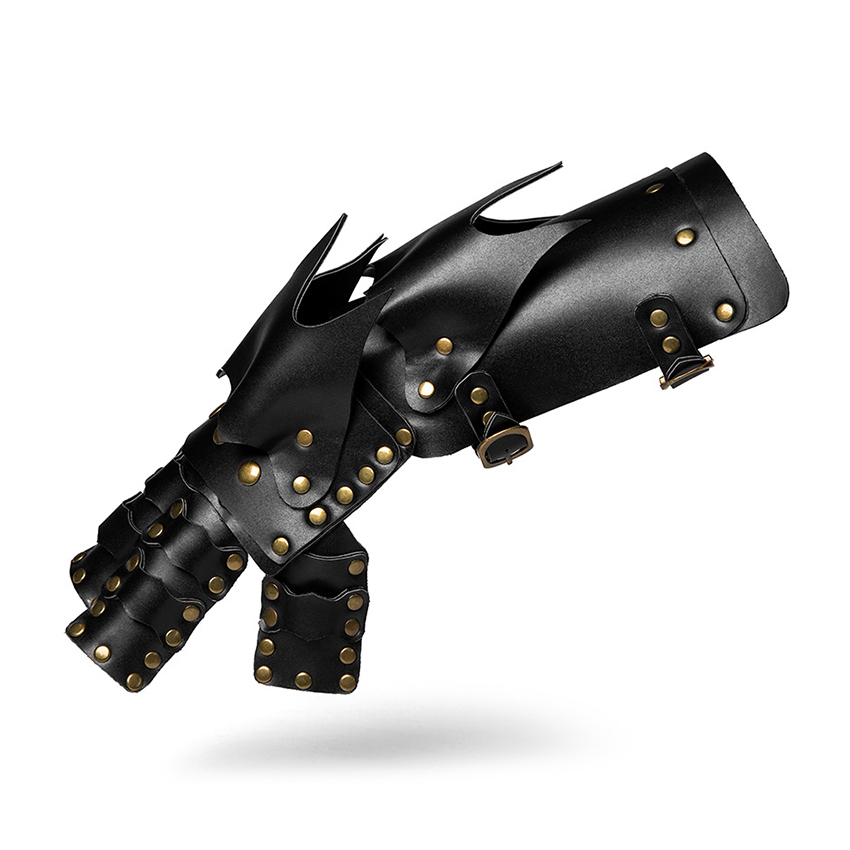 レトロなハロウィーンのコスプレ,ポリウレタン革の戦士のための - Men'S Fashion Gloves のレビューと価格