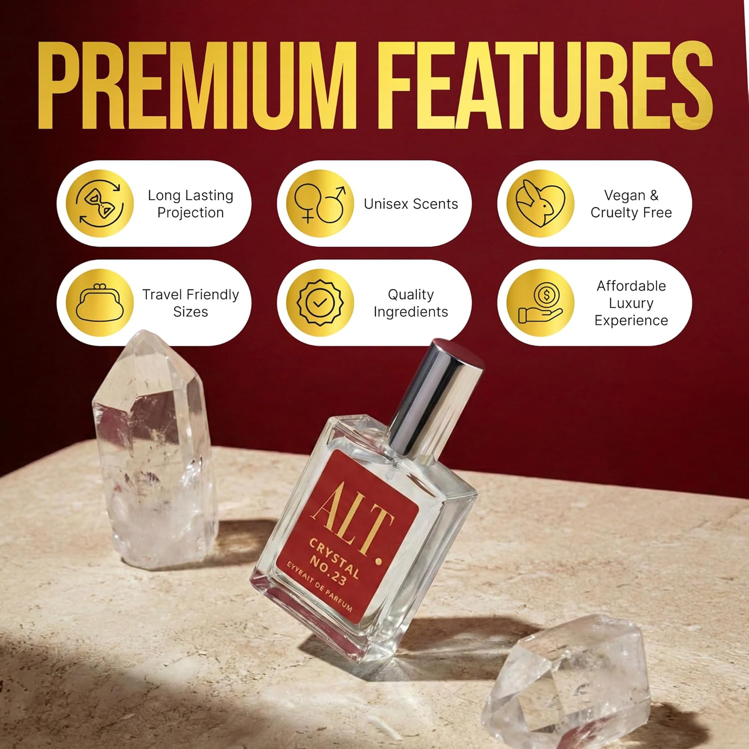 ALT. フレグランス クリスタル No. 23 – バック - Men'S Fashion Perfume のレビューと価格