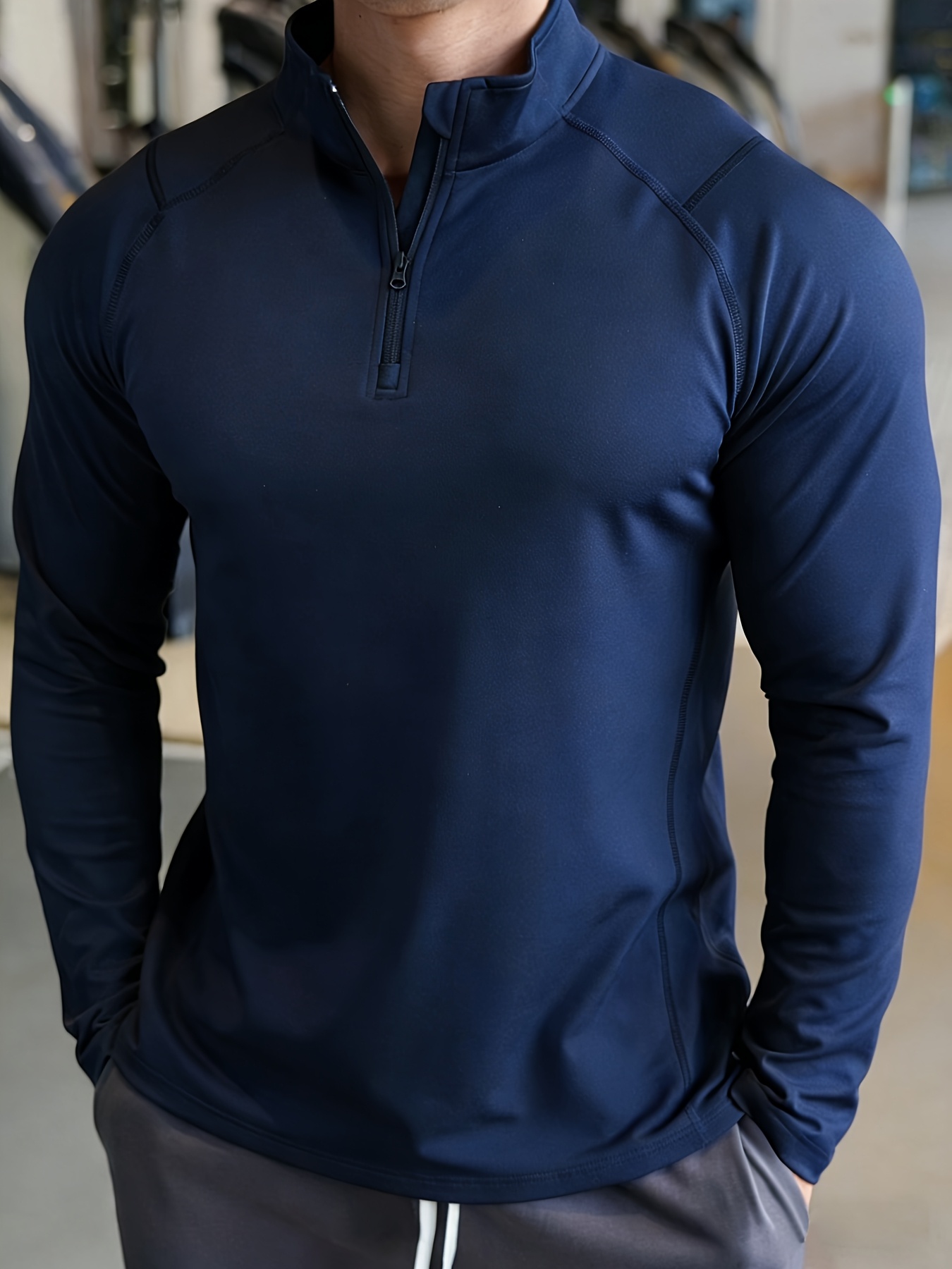 メンズ速乾長袖ポロTシャツ 新スタイル スポーツフィットネス - Muscle Tee Workout のレビューと価格