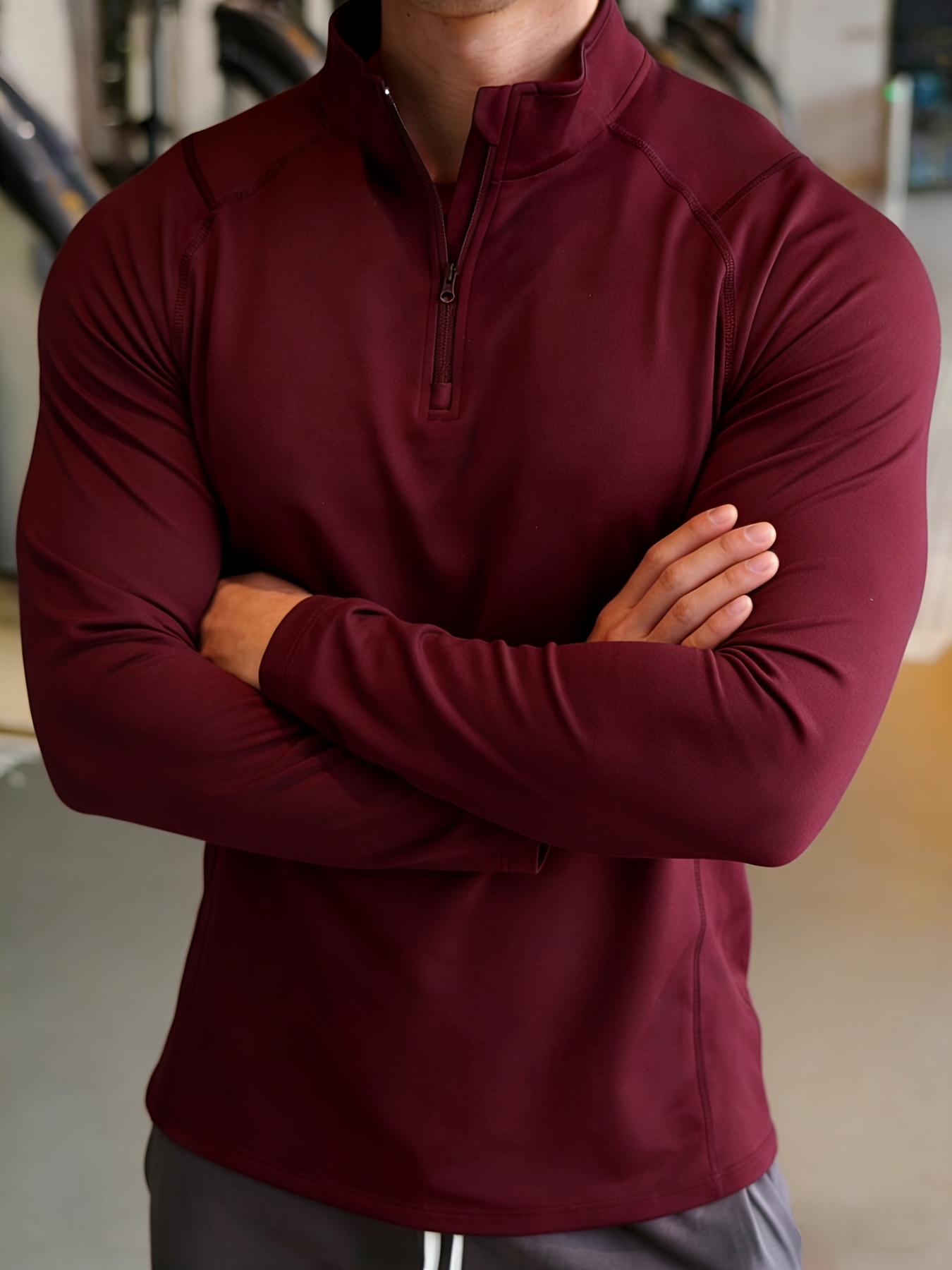 メンズ速乾長袖ポロTシャツ 新スタイル スポーツフィットネス - Muscle Tee Workout のレビューと価格