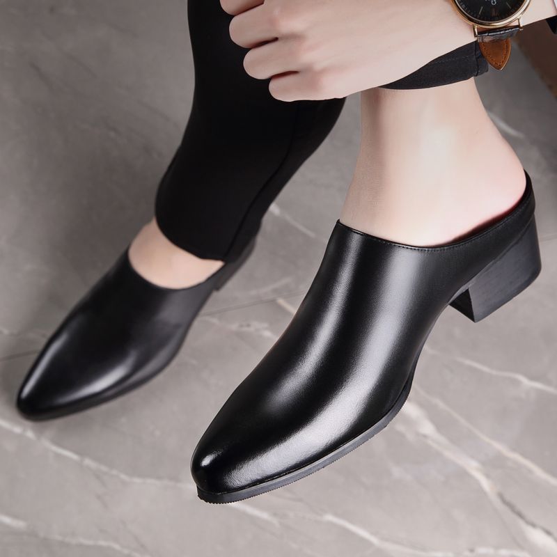 尖ったつま先のメンズサンダル、ビジネスカジュアル、ハイヒール - Mens Fashion Dress Shoes のレビューと価格