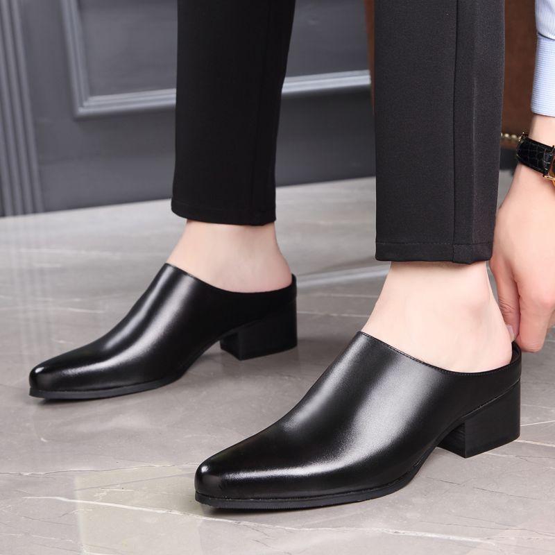 尖ったつま先のメンズサンダル、ビジネスカジュアル、ハイヒール - Mens Fashion Dress Shoes のレビューと価格