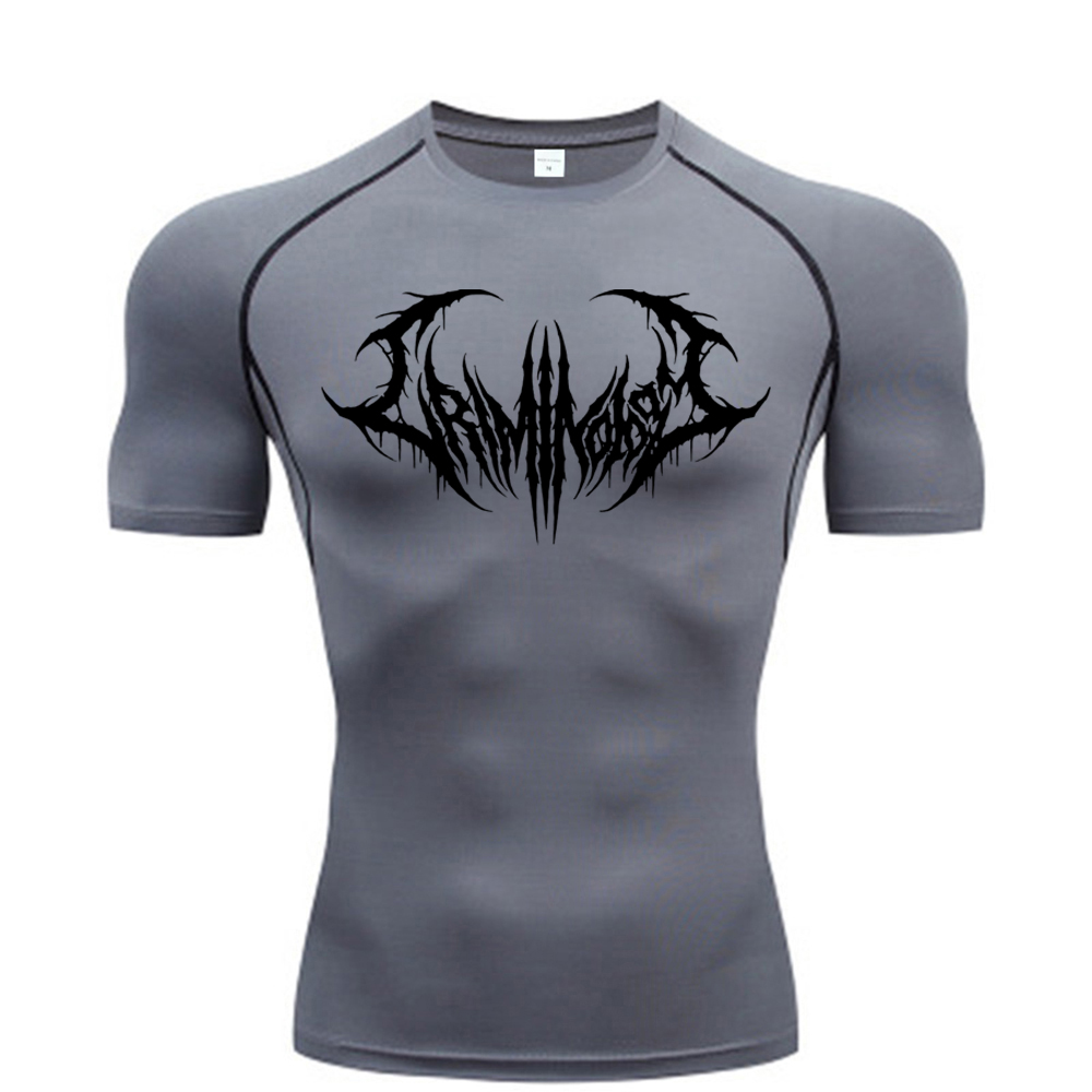 メンズ速乾コンプレッションジムTシャツ通気性筋肉フィットネス - Muscle Tee Workout のレビューと価格