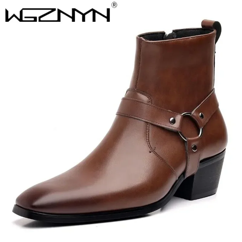 2026 メンズファッションデザイナーチェルシーブーツ高級高 - Mens Fashion Dress Shoes のレビューと価格