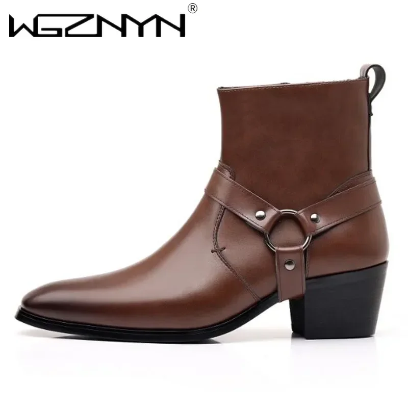 2026 メンズファッションデザイナーチェルシーブーツ高級高 - Mens Fashion Dress Shoes のレビューと価格