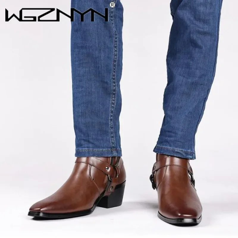 2026 メンズファッションデザイナーチェルシーブーツ高級高 - Mens Fashion Dress Shoes のレビューと価格
