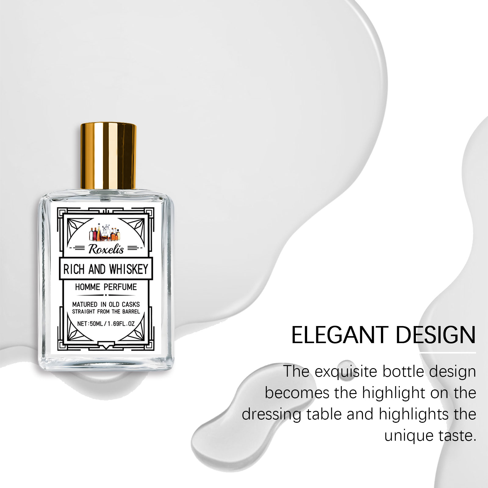 ロクセリス 50ml チャーム ウイスキー メンズ香水 グル - Men'S Fashion Perfume のレビューと価格
