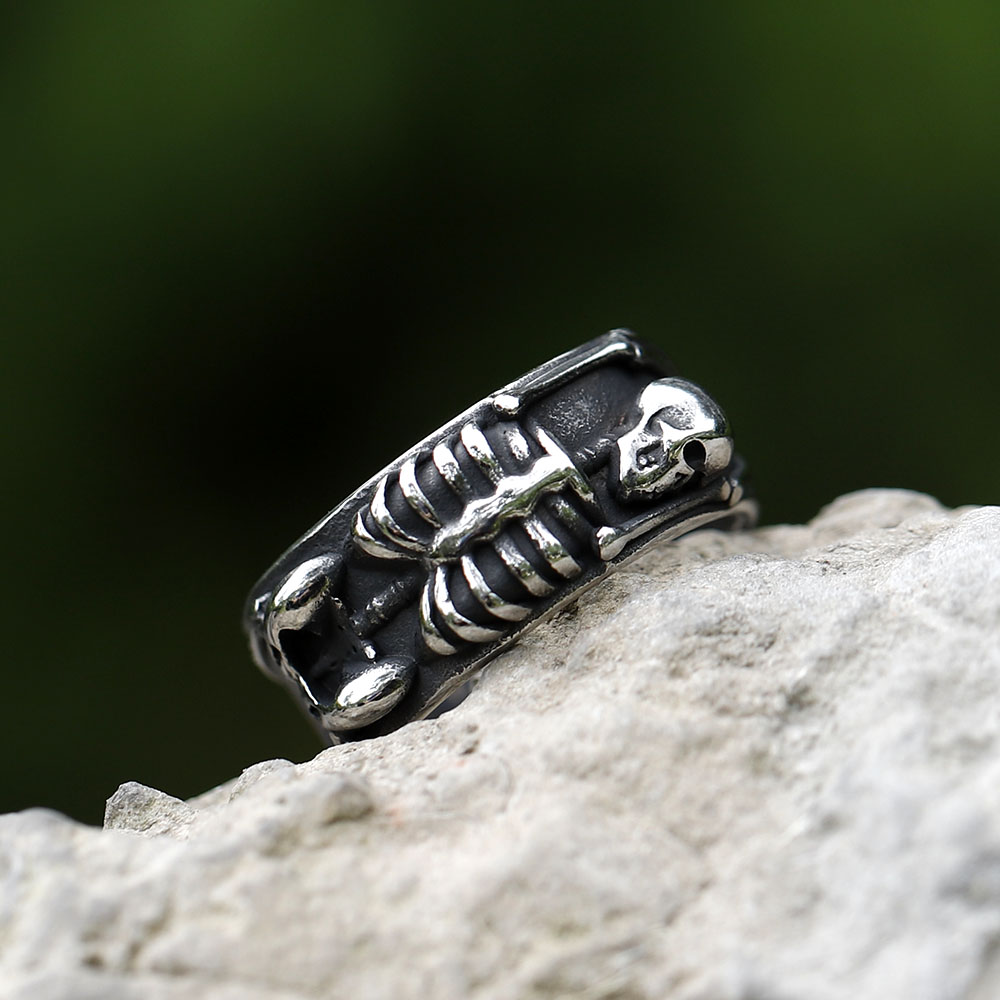 男性用ステンレスリング,316l,ヴィンテージスタイル,パン - Men'S Fashion Guide のレビューと価格